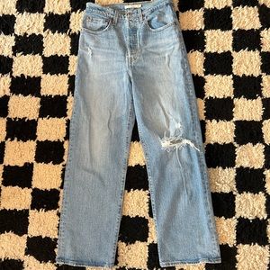 Levi’s rib cage jeans